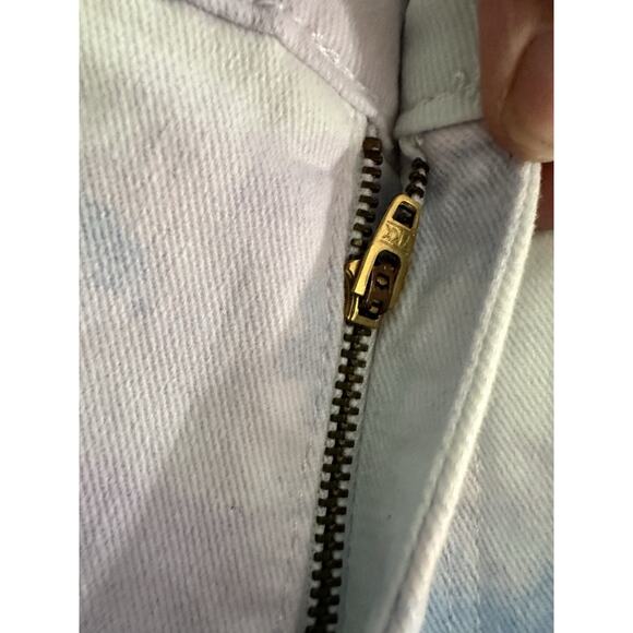 Style & Co Tie-Dye Curvy Skinny Leg Mid-Rise Slimming Denim Jeans Women's 12 - Picture 9 of 10